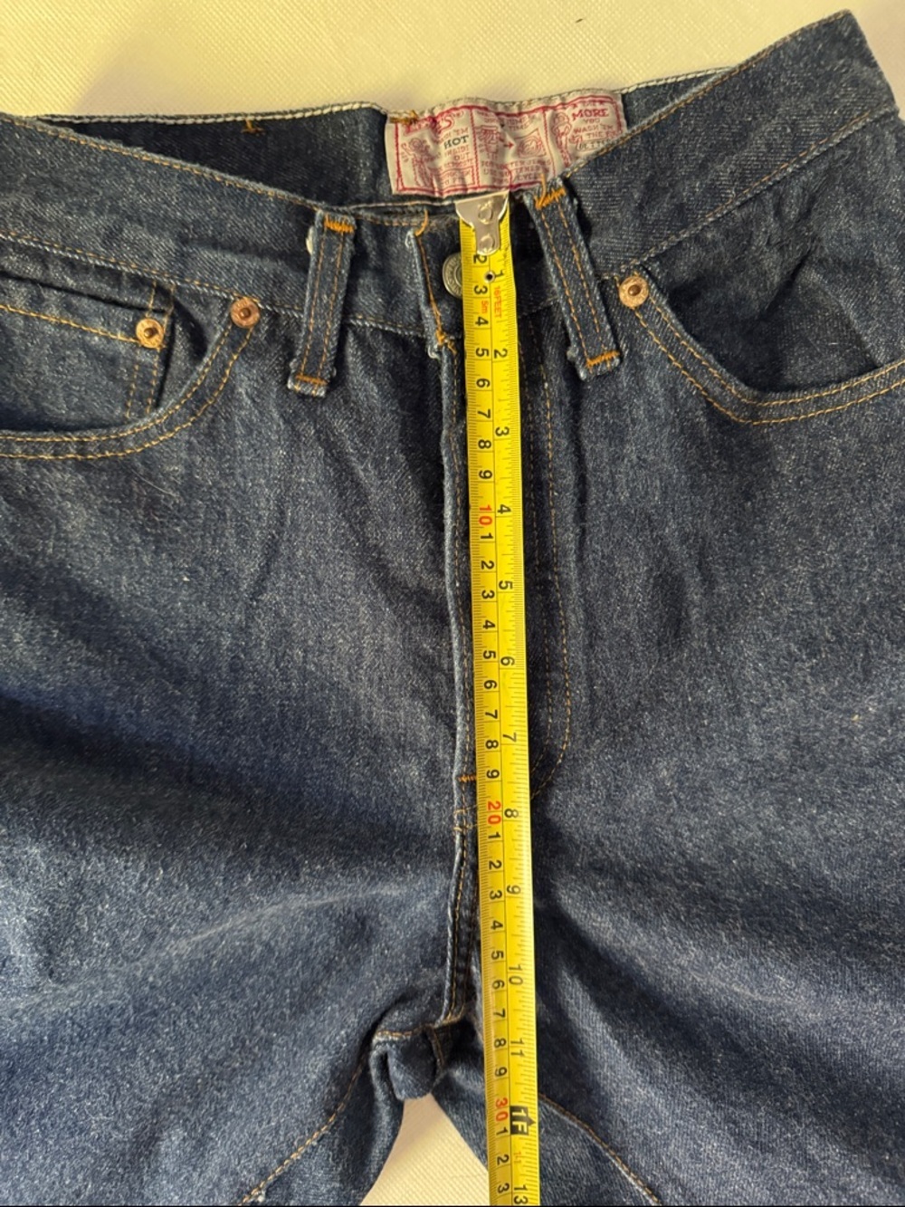 Levi's Vintage Original 501 Button Fly 80’s Rare Blue Jeans High Rise - Picture 12 of 16